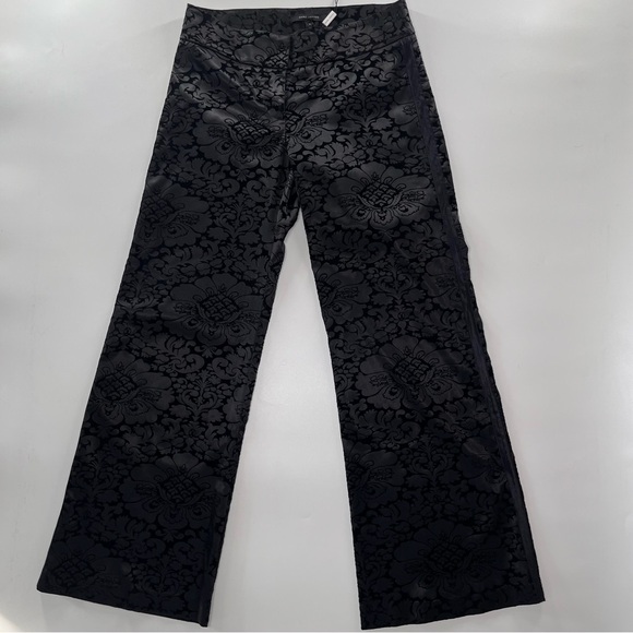 Marc Jacobs Pants - Marc Jacobs Velvet Burnout Brocade Print Wide Leg Trouser Pants 6 Brand New NWT